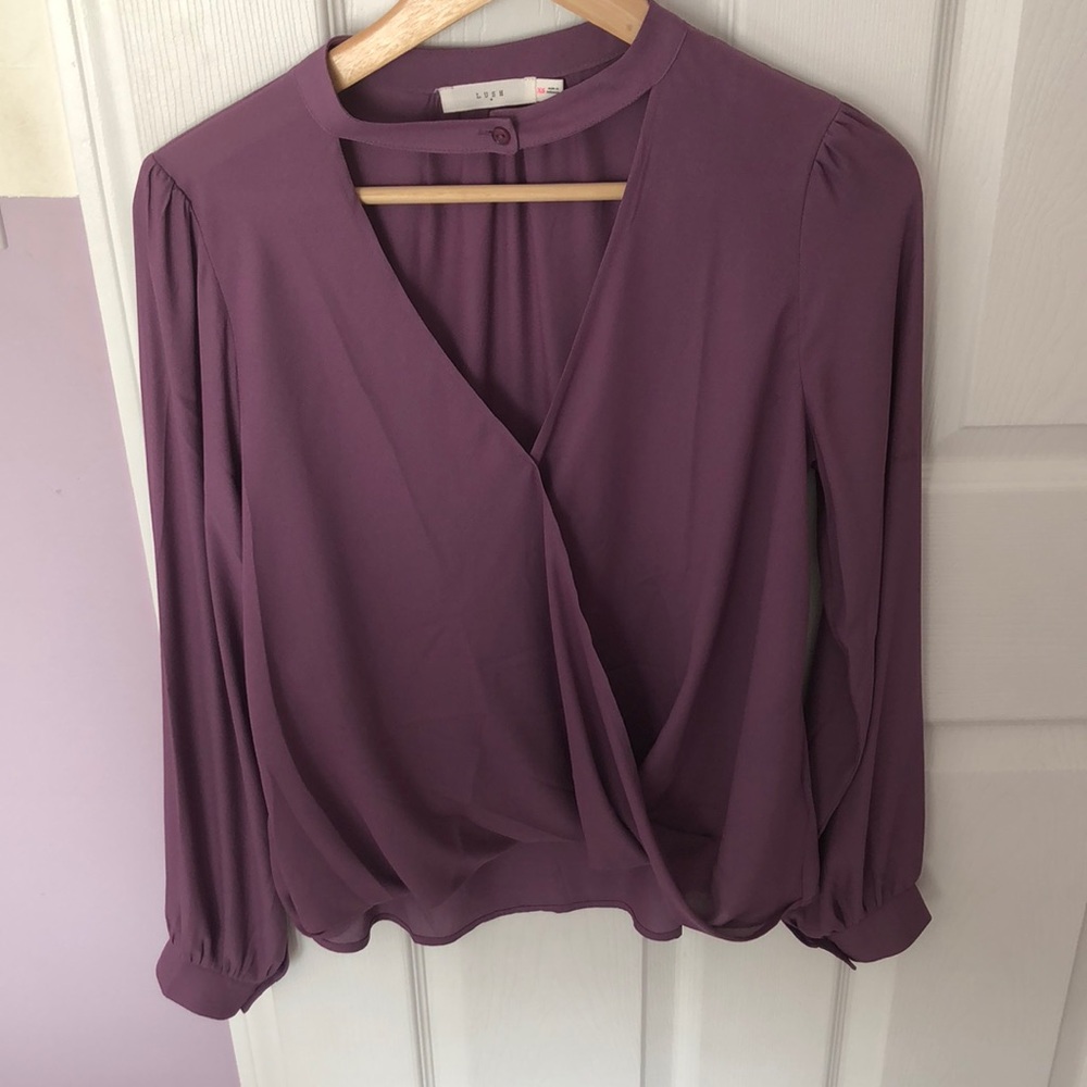 Purple lush going out shirt